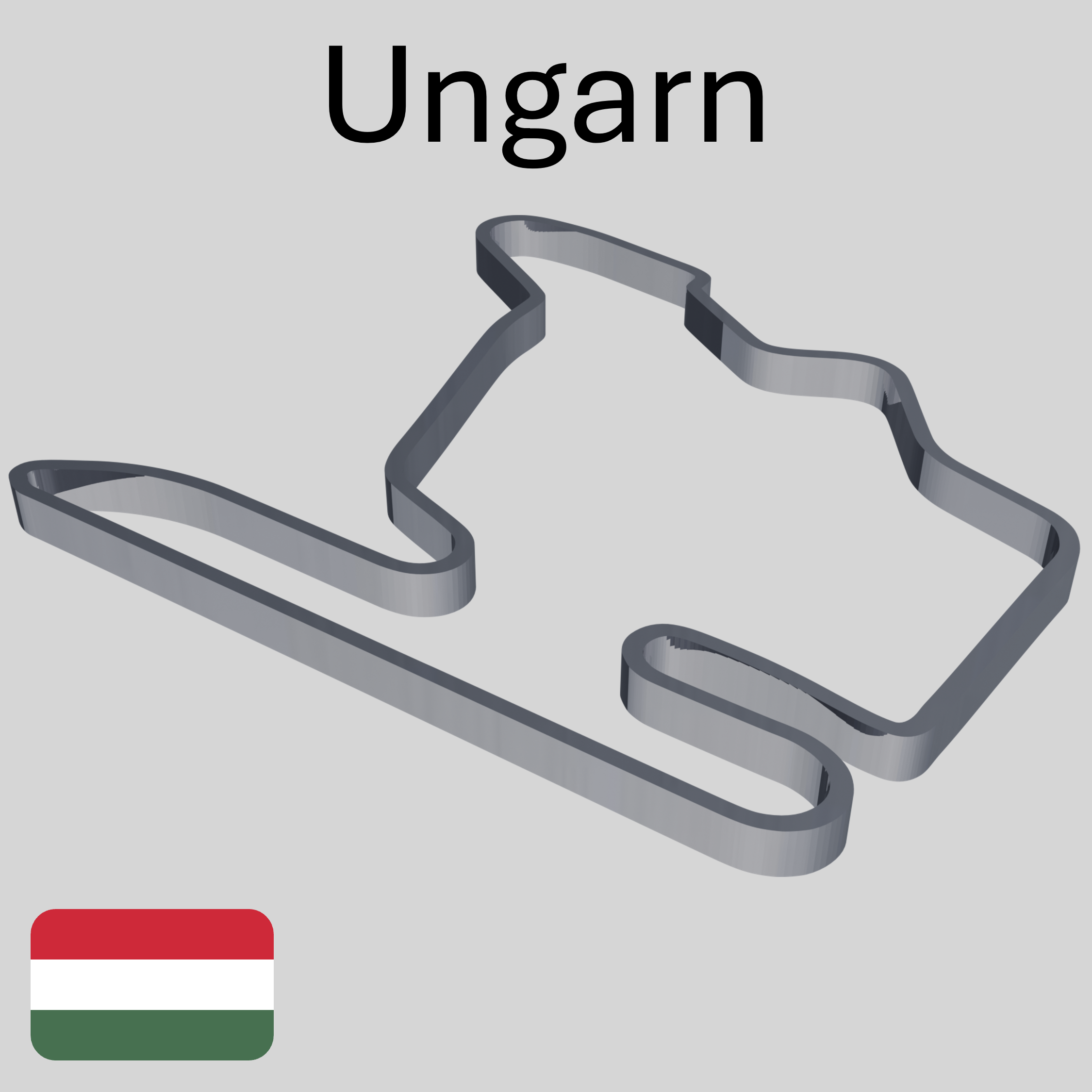 Ungarn – Streckenkarte